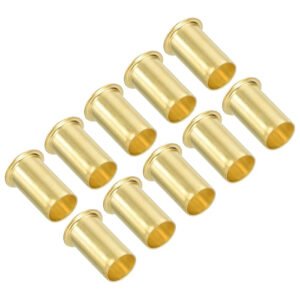 20PCS Brass Tube OD Compression Fitting, Insert Tube Support Compression Sleeve Fitting for Air Fuel Water Gas Oil