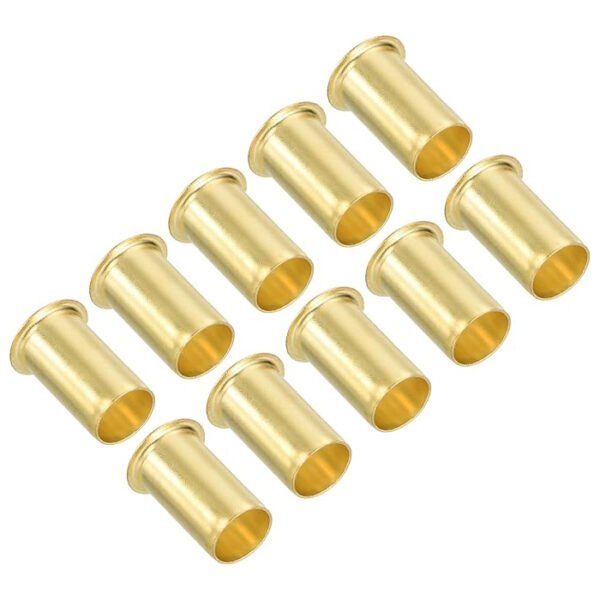 20PCS Brass Tube OD Compression Fitting, Insert Tube Support Compression Sleeve Fitting for Air Fuel Water Gas Oil