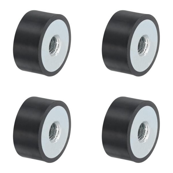 Thread Female Rubber Mounts, 2 pcs Vibration Isolators, Washers Replaces Anti Vibration Pads Flat Silent Block Base Block，Damper Shock Absorbers - Image 2