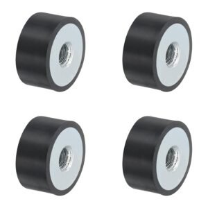 Thread Female Rubber Mounts, 2 pcs Vibration Isolators, Washers Replaces Anti Vibration Pads Flat Silent Block Base Block，Damper Shock Absorbers