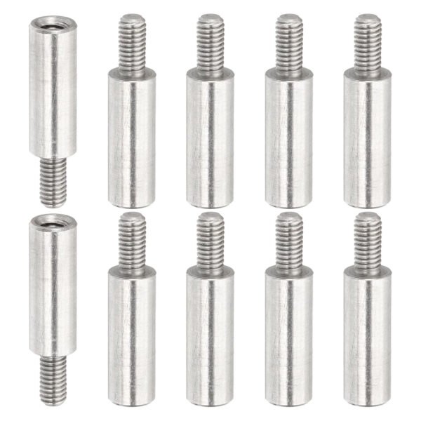 Stainless Steel Standoff Extension Posts Screws,10pcs M4 Metric Male Female Thread Adapters Spacer for PCB,Quadcopter Drone,Computer & Circuit Board Assortment Kit