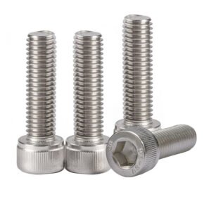 Socket Head Cap Screws, Allen Hex Drive, Stainless Steel 304, Full Thread, Bright Finish 6#-32