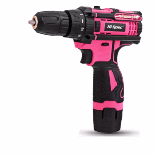 58 Piece Pink Power Drill Drivers Tool Set with 12V Cordless Drill, Professional Household Home Tools Kit Set, DIY Pink Electric Drill Cordless Hand Tool Box for Women