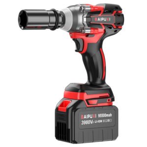 Cordless Impact Wrench, Powerful Impact Gun,  Electric Impact Driver,Power Impact Driver Max Torque 1100N.m.