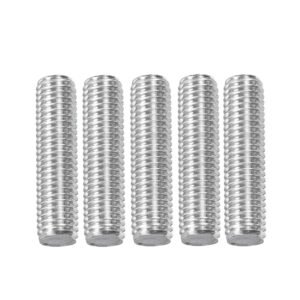M6 304 Stainless Steel Fully Threaded Rod Bar Studs Silver Tone